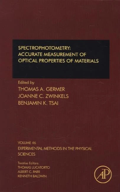 Academic Press Spectrophotometry - Optical Properties Volume 46 - Image 1