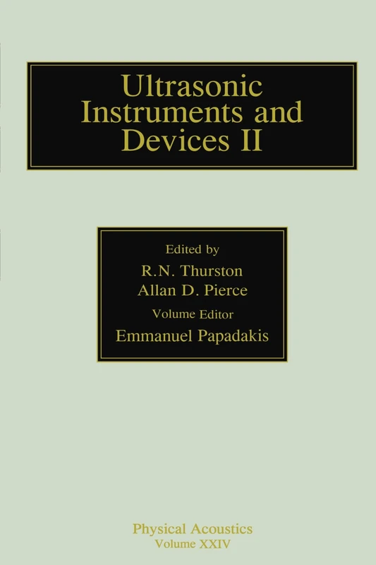 Academic Press - Ultrasonic Instruments and Devices II Book