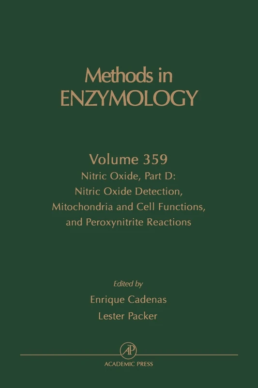 Academic Press Nitric Oxide, Part D - Pharmacology Book