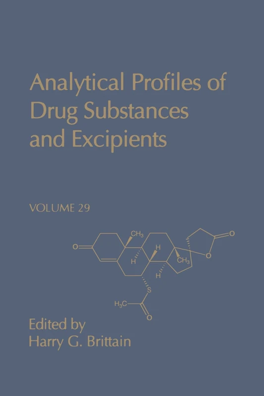 Analytical Profiles of Drug Substances and Excipients