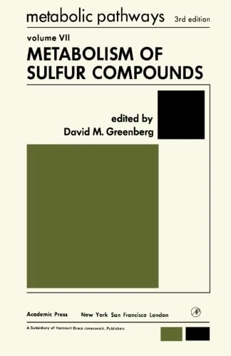 Metabolism of Sulfur Compounds, Volume VII