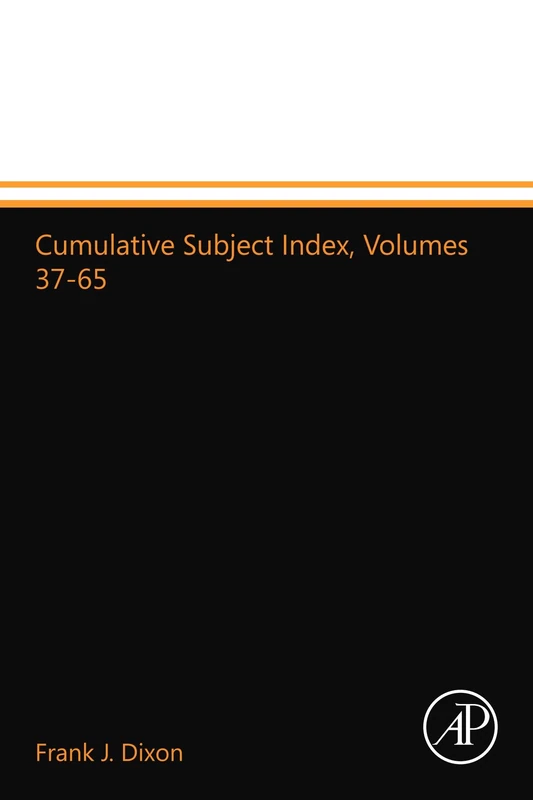 Cumulative Subject Index, Volumes 37-65