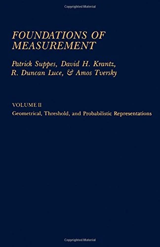 Foundations of Measurement: Volume 2: v. 2