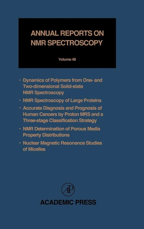 Annual Reports on NMR Spectroscopy: 48: Volume 48