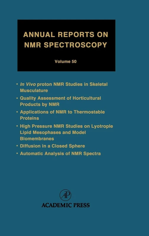 Annual Reports on NMR Spectroscopy: 50: Volume 50