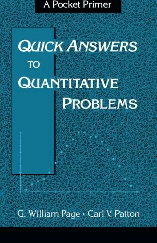 Quick Answers to Quantitative Problems: A Pocket Primer
