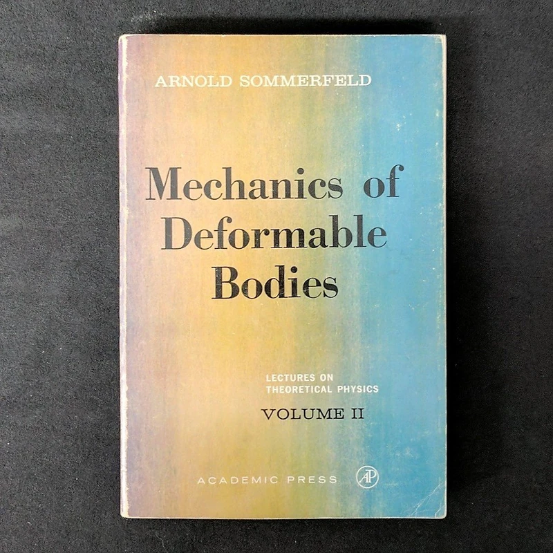 Academic Press Mechanics of Deformable Bodies Vol. 2 Book