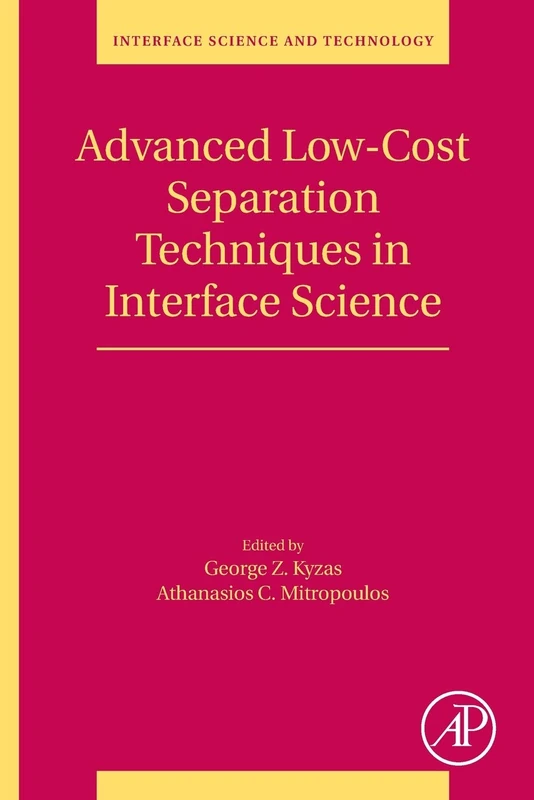 Academic Press - Advanced Low-Cost Separation Techniques Vol 30