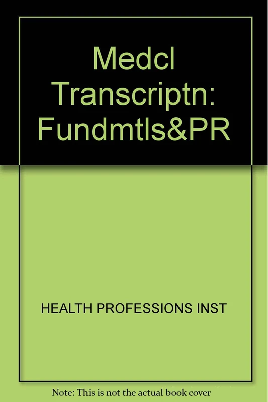 Medical Transcription & Tapes Pkg.