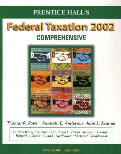 Prentice Hall's Federal Taxation 2002: Comprehensive