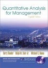 Quantitative Analysis for Management and Student CD-ROM: United States Edition