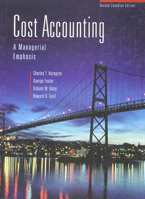 Cost Accounting, Canadian Edition