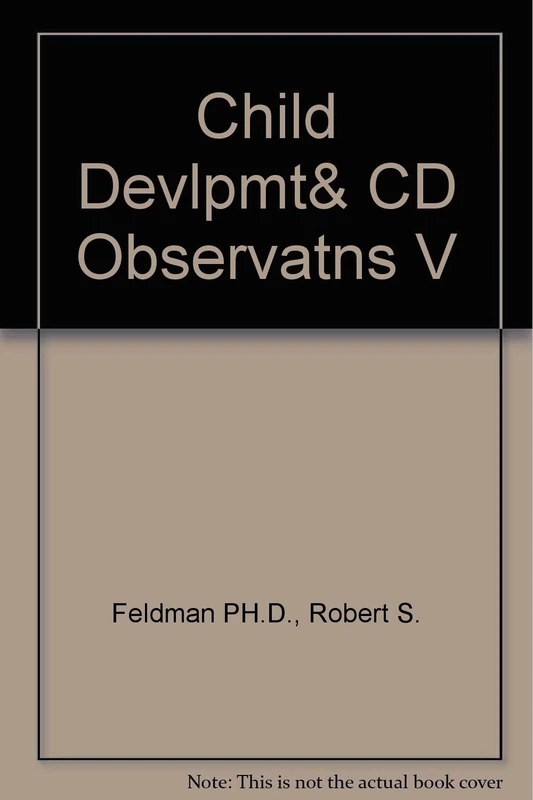 Child Devlpmt& CD Observatns V1& S/G Pkg