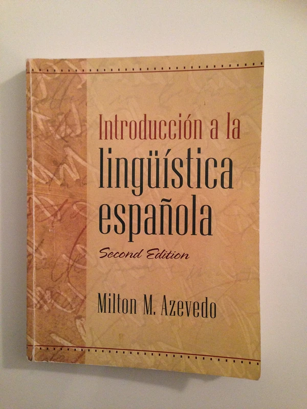 Introducción a la lingüística española