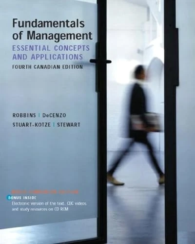 Fundamentals of Management, Fourth Canadian Edition