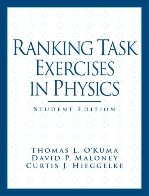 Ranking Task Exercises in Physics: Student Edition (Prentice Hall Series in Educational Innovation)