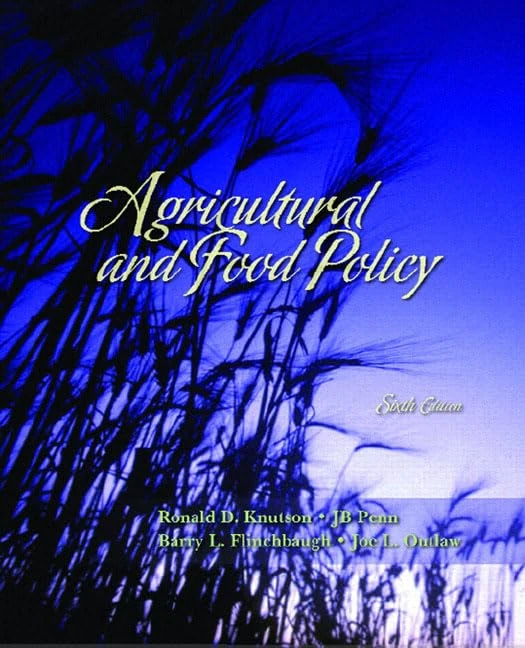 Agricultural and Food Policy