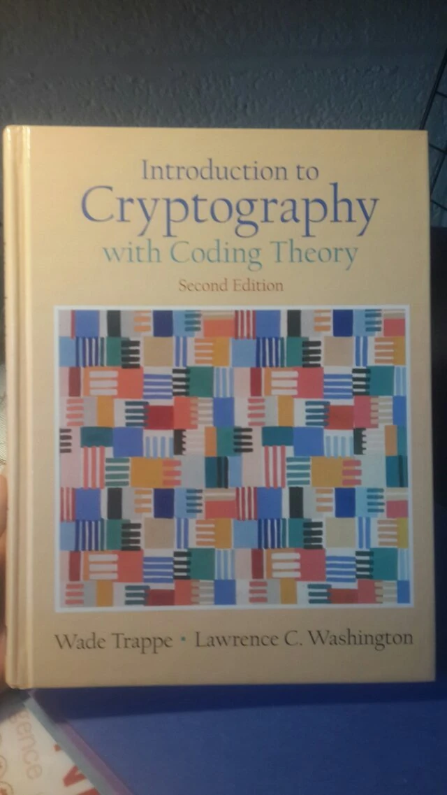 Introduction to Cryptography with Coding Theory: Intro Cryptography _c2