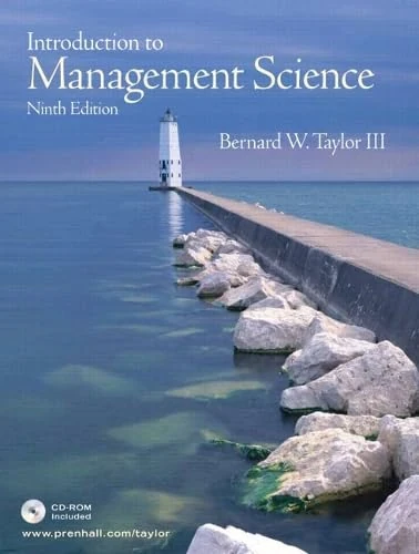 Introduction to Management Science with Student CD: United States Edition