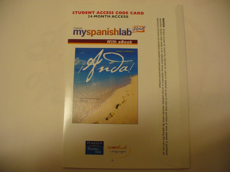 MyLab Spanish with Pearson eText -- Access Card -- for ¡Anda! Curso elemental (multi semester access)