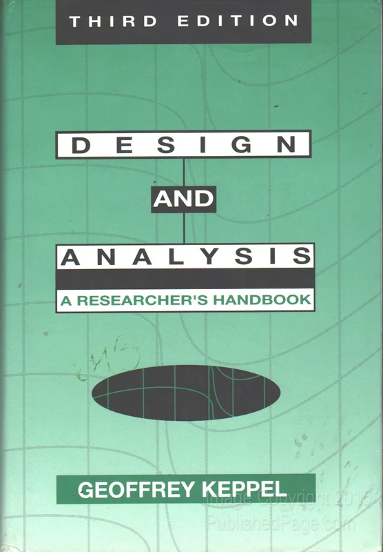 Design and Analysis: A Researcher's Handbook