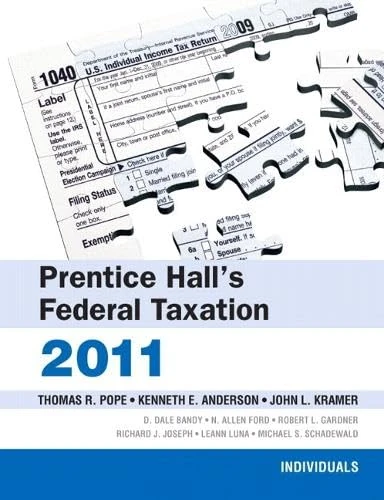 Prentice Hall's Federal Taxation: 2011: Individuals