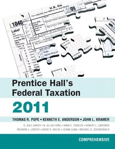 Prentice Hall's Federal Taxation 2011: Comprehensive Book