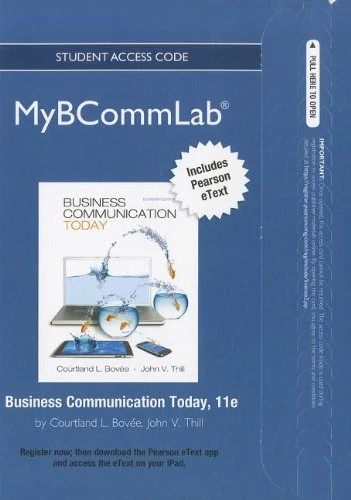 NEW MyLab Business Communication with Pearson eText -- Access Card -- for Business Communication Today