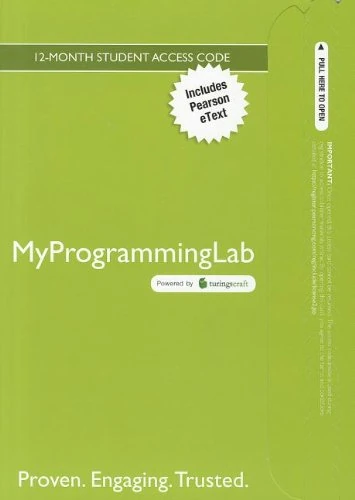 MyProgrammingLab with Pearson eText -- Access Card -- for Absolute Java