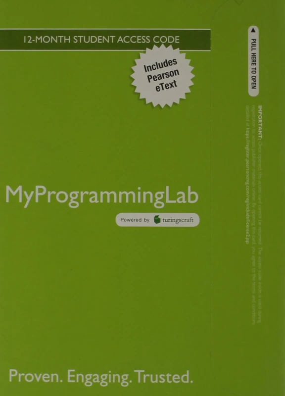 MyLab Programming with Pearson eText -- Access Card -- for Starting Out with Python