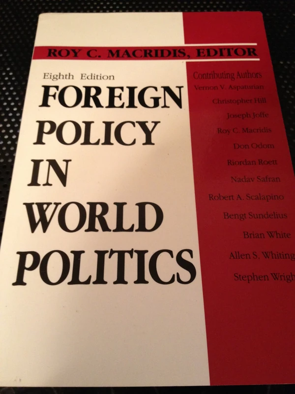 Foreign Policy in World Politics