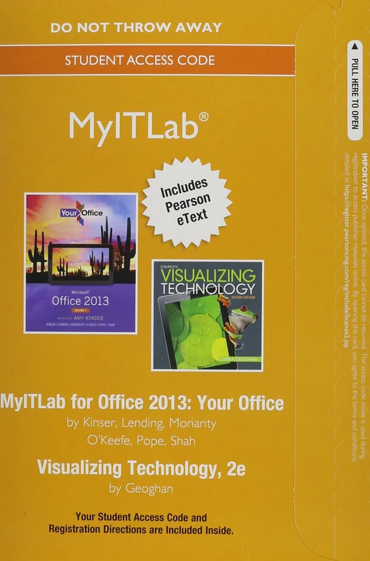 MyLab IT with Pearson eText -- Access Card -- for Your Office with Visualizing Technology