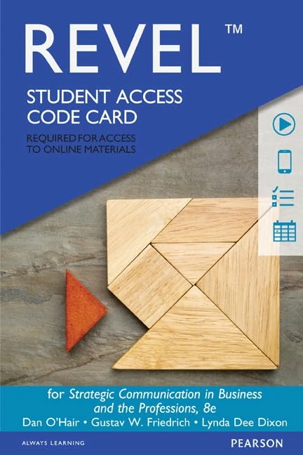 Revel Access Code for Strategic Communication in Business and the Professions - Image 1