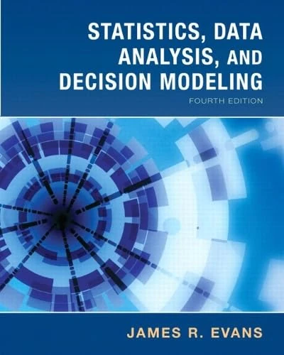 Pearson Statistics, Data Analysis & Decision Modeling Textbook