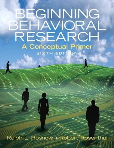Beginning Behavioral Research: A Conceptual Primer: United States Edition