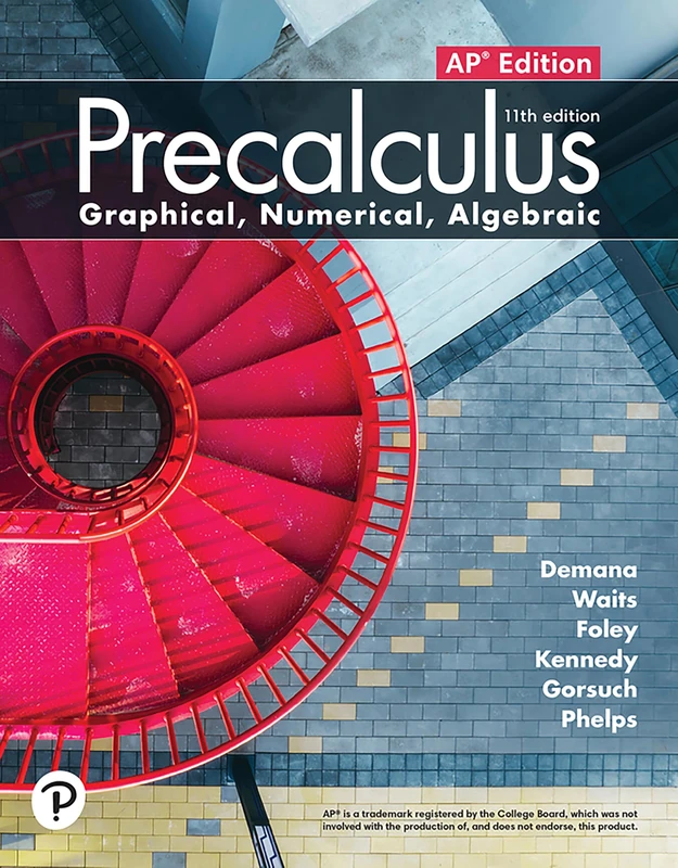Pearson Precalculus 11e 2024 AP Edition - HS Binding