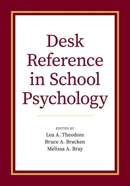 Desk Reference in School Psychology - Image 1