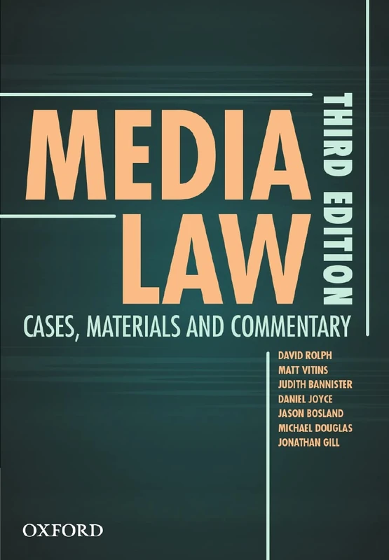 Media Law: Cases, Materials and Commentary
