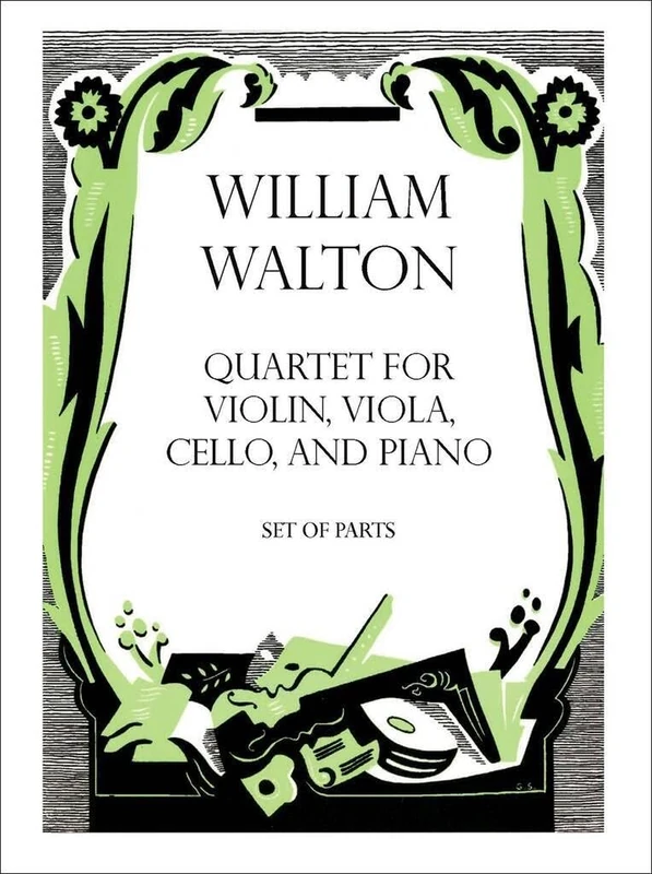 Quartet for Violin, Viola, Cello, and Piano: Set of parts (& score for pianist) (William Walton Edition)