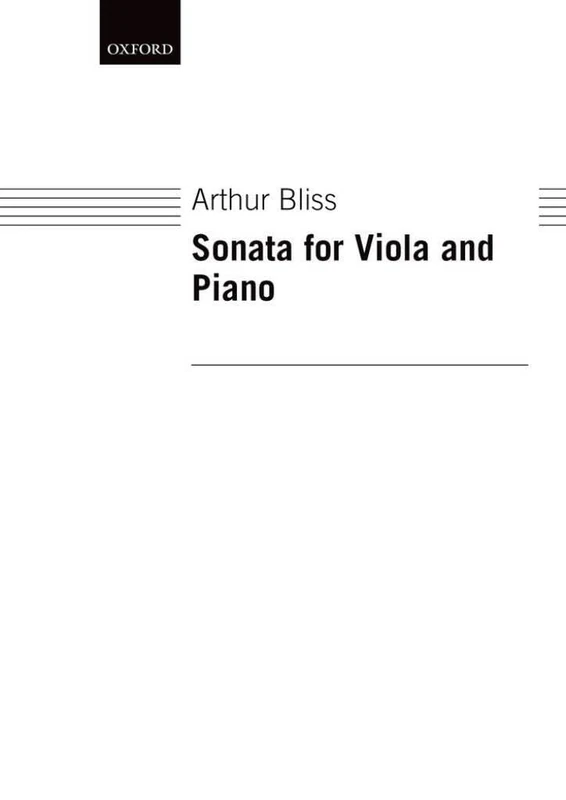 Sonata for Viola and Piano: Score and part