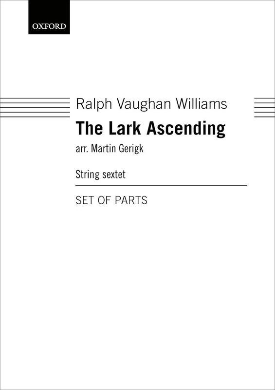 The Lark Ascending: Set of parts for string sextet arrangement