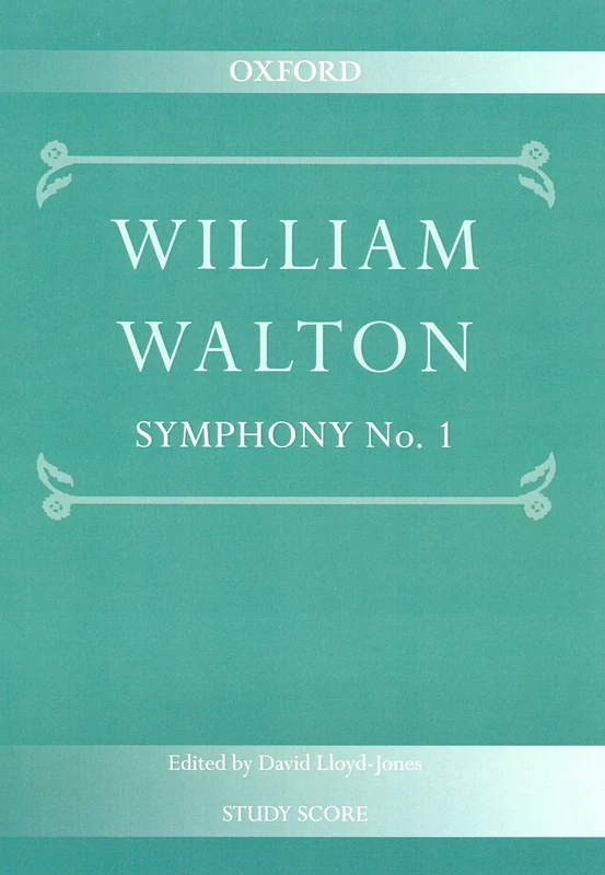 Symphony No. 1: Study score: 9 (William Walton Edition)