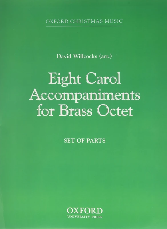 Eight Carol Accompaniments for Brass a 8: Set of parts