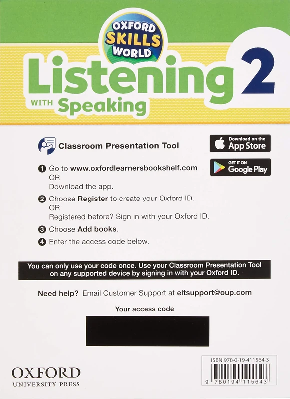 Oxford Skills World: Level 2: Listening with Speaking Classroom Presentation Tool
