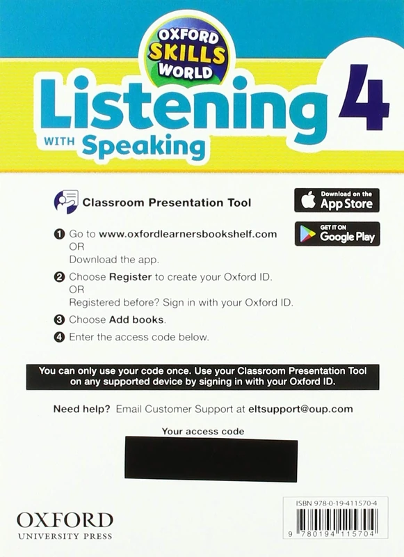 Oxford Skills World: Level 4: Listening with Speaking Classroom Presentation Tool