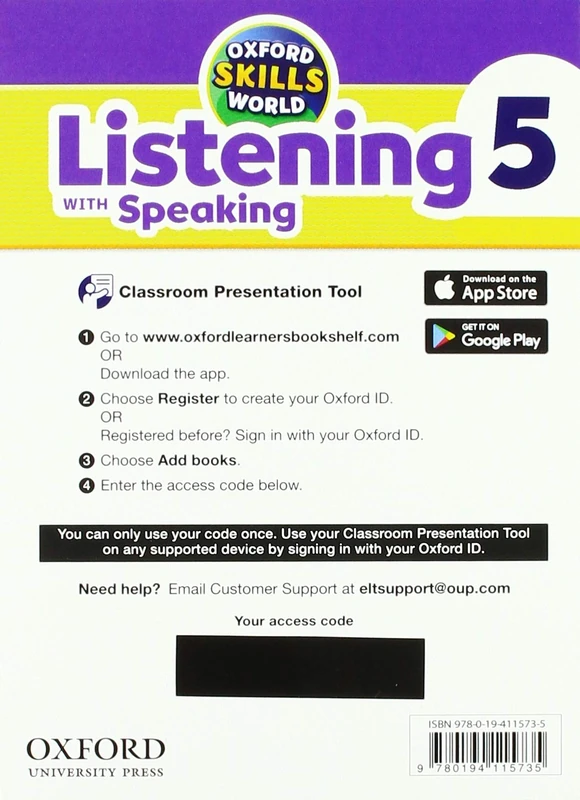 Oxford Skills World: Level 5: Listening with Speaking Classroom Presentation Tool