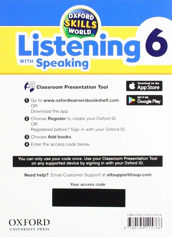 Oxford Skills World: Level 6: Listening with Speaking Classroom Presentation Tool