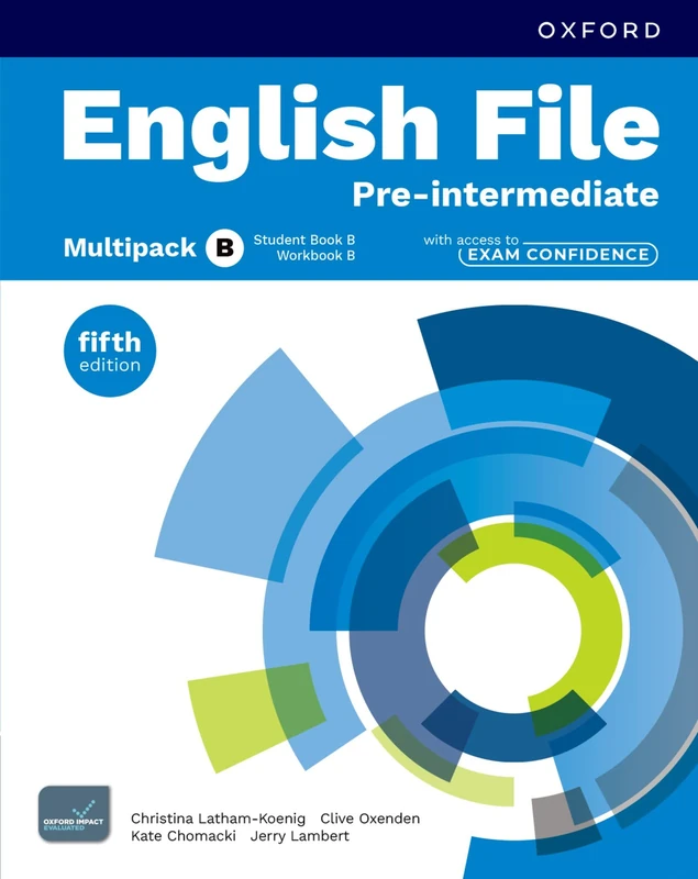 English File fifth edition: Pre-Intermediate: Student Book & Workbook with access to Exam Confidence Multipack B: Print Student Book & Workbook with 2 years' access to Exam Confidence Multipack B