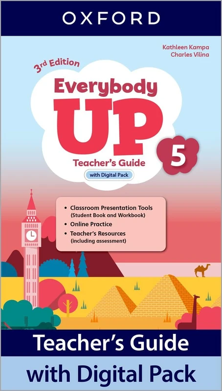 Everybody Up: Level 5: Teacher's Guide with Digital Pack: Print Teacher's Guide and 4 years' access to Classroom Presentation Tools, Online Practice ... all available on Oxford English Hub