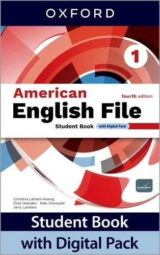 American English File fourth edition Level 1 Student Book with Digital Pack: Print Student Book and 2 years' access to Student e-Book, Workbook ... Confidence, available on Oxford English Hub